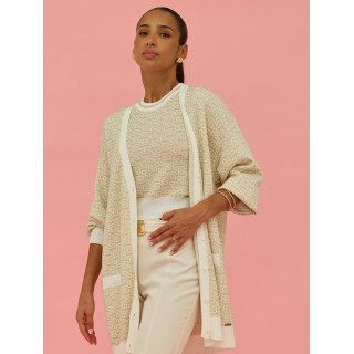 Camisola de malha com padrão