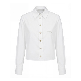 Blusa lisa com logo SCRIPTA