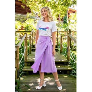 Saia crepe a traçar