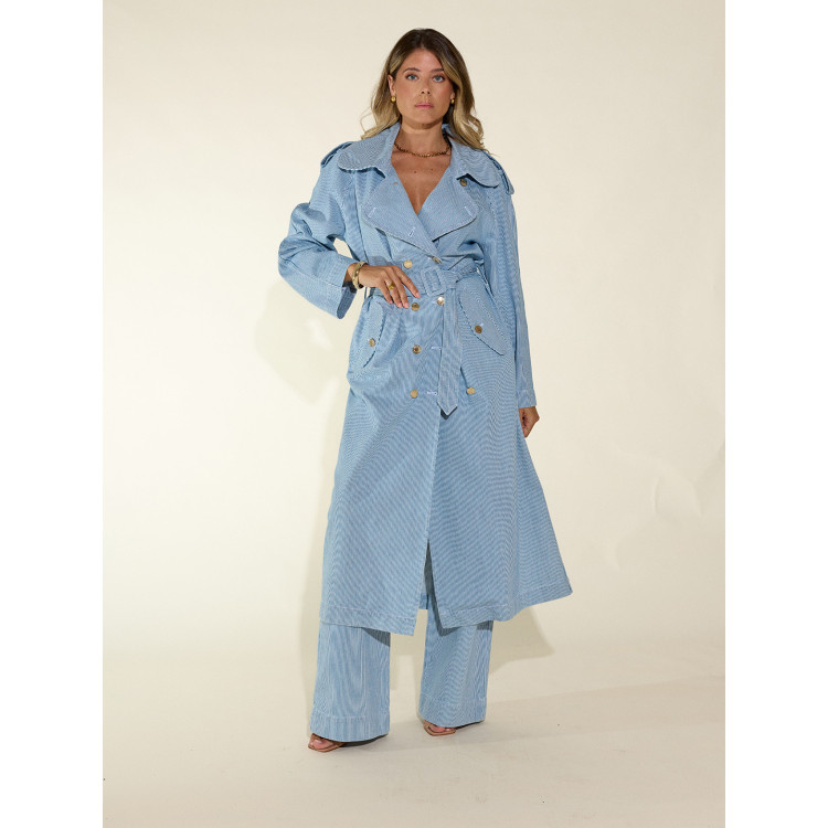 Gabardine com Risca