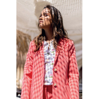 Blazer com botões dourados