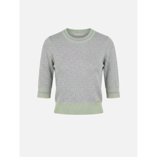 Camisola de malha com padrão