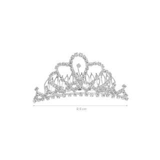 Meia Tiara com Strass