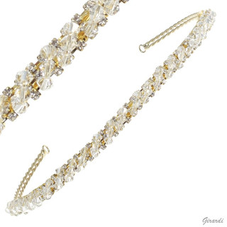 Tiara com Cristais e Strass