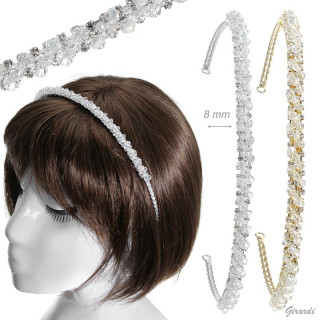 Tiara com Cristais e Strass