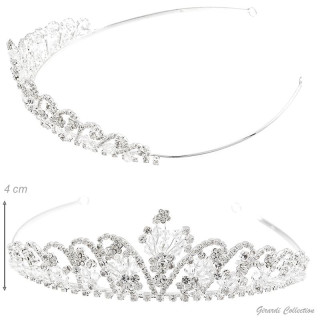 Tiara com Cristais e Strass