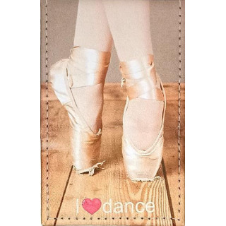 Espelho de Bolso “I Love Dance” em Aço com Estojo