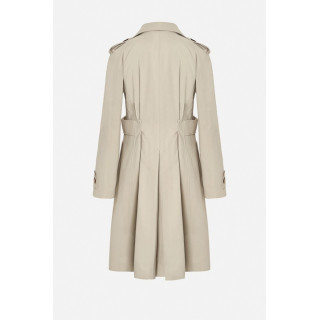 Gabardine lisa com botões